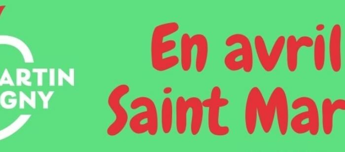 Programme des animations  : En avril à Saint Martin !