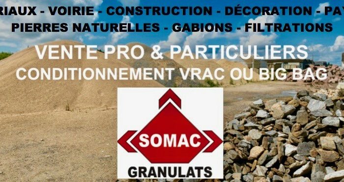 Somac Granulats SARL Vente pro et particuliers