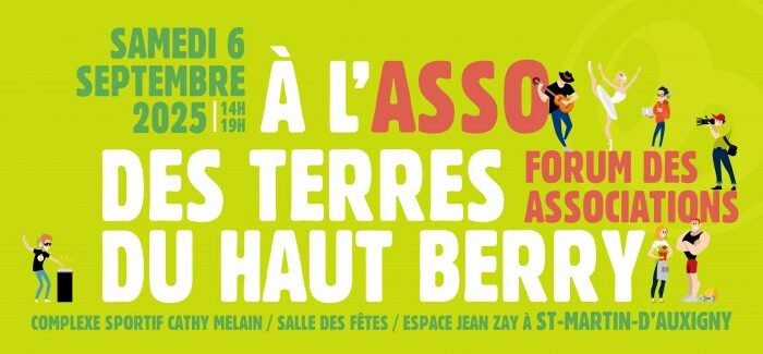 Forum des associations : Samedi 6 septembre