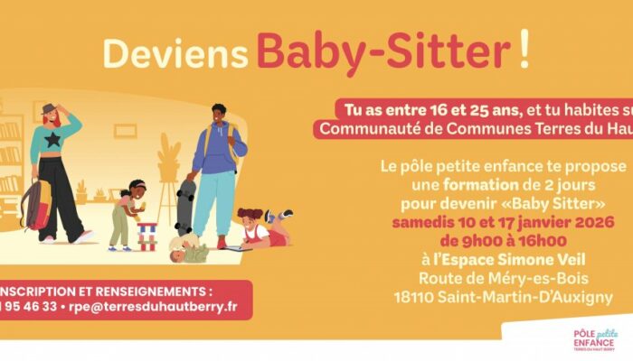 Formation pour devenir Baby-sitter