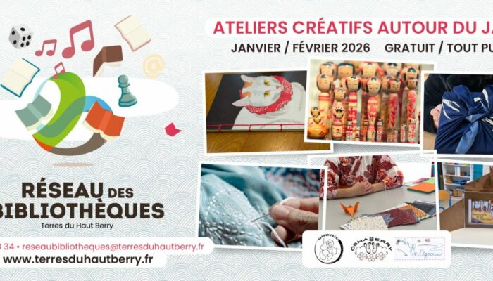Atelier créatifs autour du Japon