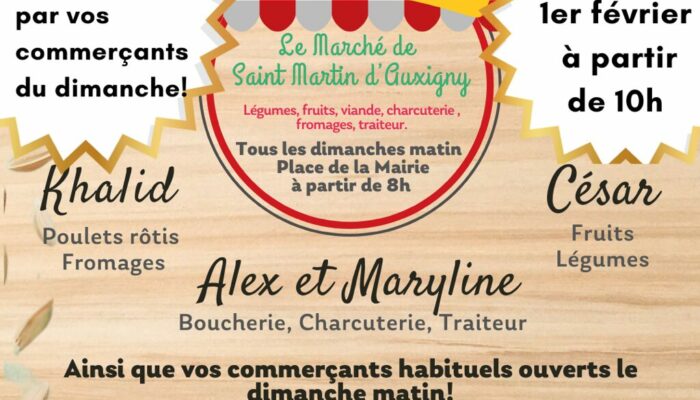 Dimanche 1er février, faites rimer marché et gourmandise ! 