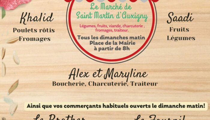 Le marché du dimanche