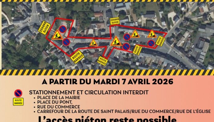 [Travaux du centre-bourg] Nouvelle phase dès le 7 avril