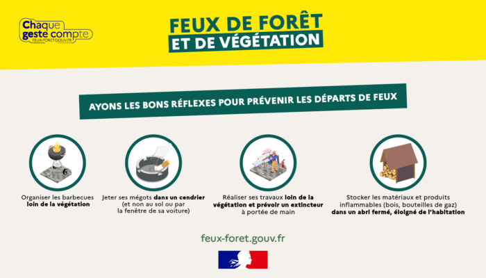 Prévention des feux de forêt et de végétation | Été 2026