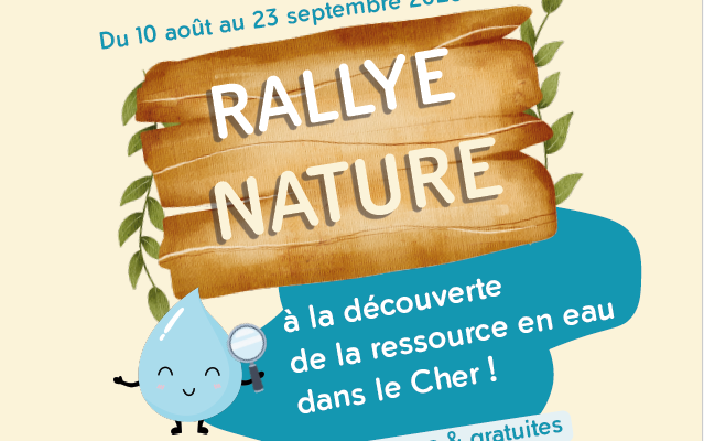 Rallye Nature : à la découverte de la ressource en eau dans le Cher