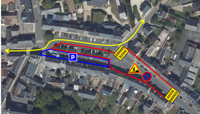 [Info Travaux] : Circulation et stationnement à compter du mercredi 26 août