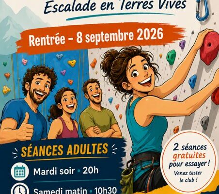 Le club d&rsquo;escalade en Terres Vives fait sa rentrée