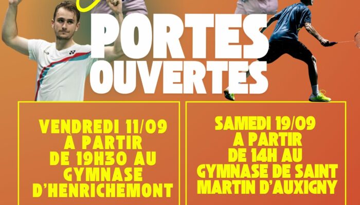Journée portes ouverte pour les Fous du volant